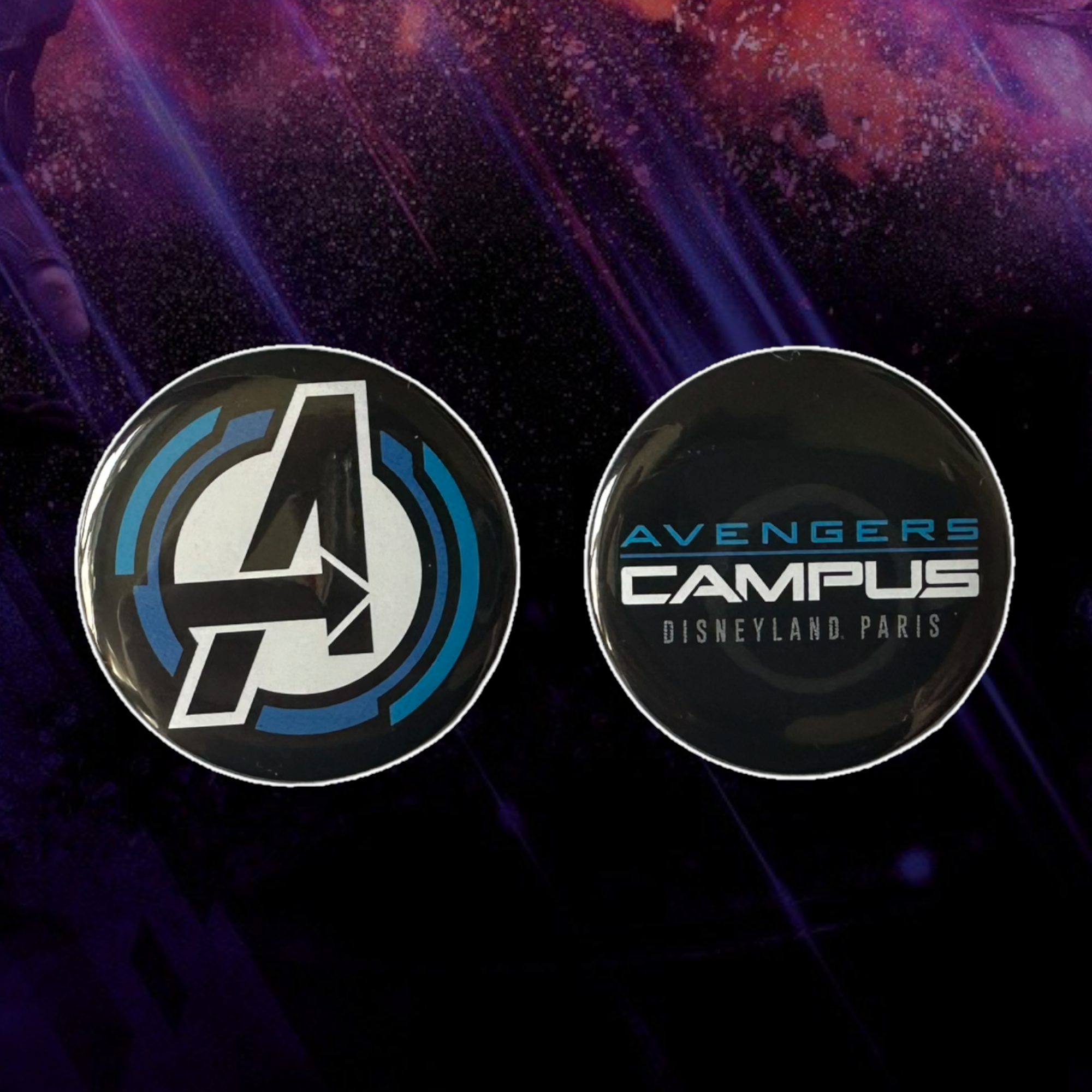 Marvel - Avengers Campus : Lot de 2 badges le palais des goodies
