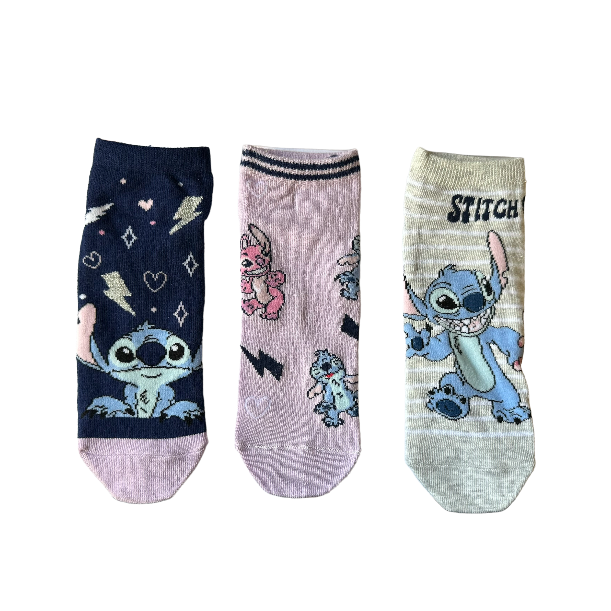 Disney - Lilo et Stitch - Lot de 3 paires de chaussettes &quot;37/42&quot; le palais des goodies