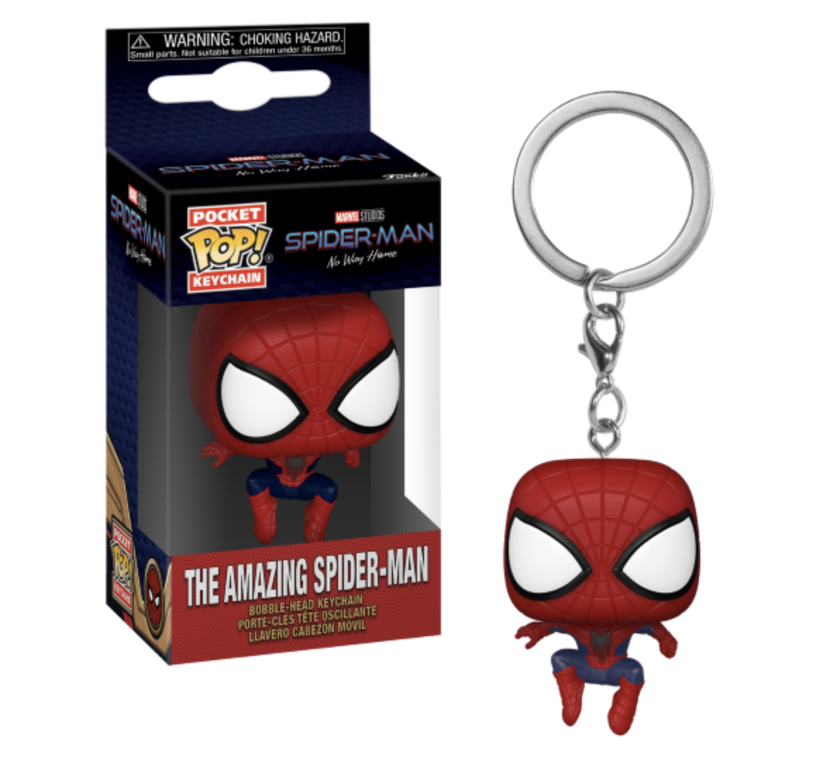 Spiderman NWH - Pocket Pop Keychains : The Amazing Spiderman