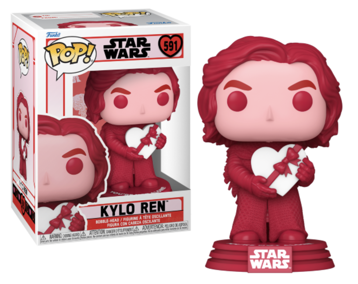 POP de la Saint-Valentin de Star Wars ! Figurine en vinyle Star Wars Luke &  Grogu 9 cm 