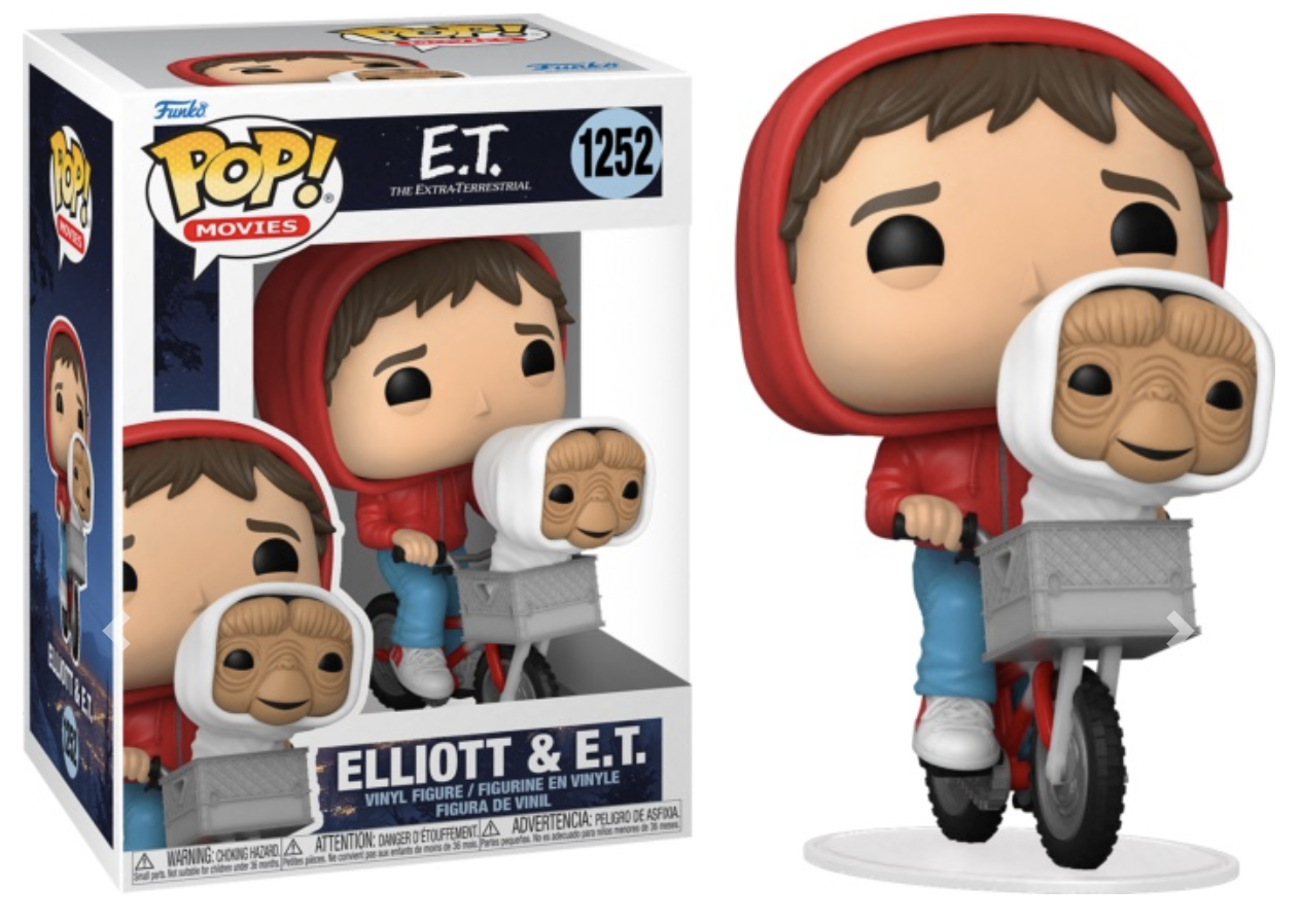 E.T L\'extraterrestre - Bobble Head Funko Pop N° 1252 : Elliot et E.T. in Bike Basket