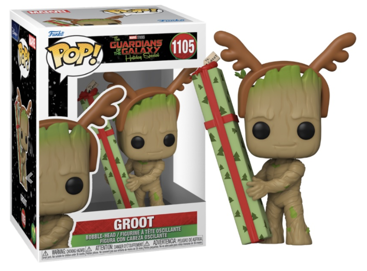 Les gardiens de la galaxie - Funko Pop N° 1105 : Groot Holiday le palais des goodies