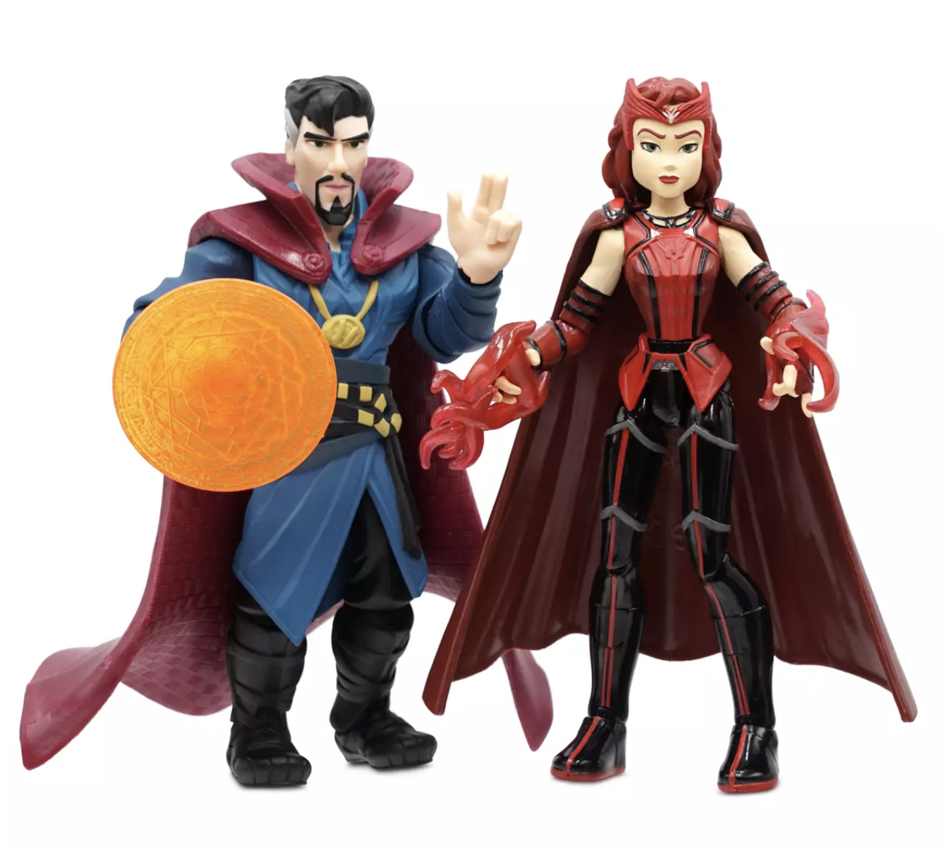 Marvel - Toy Box : Figurine articulée Doctor Strange et Scarlet Witch