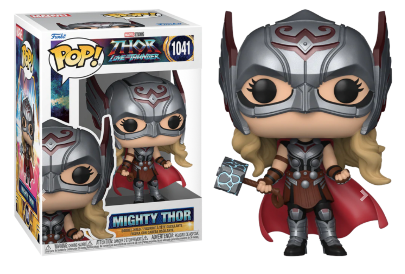 Thor love and thunder - Bobble Head Funko Pop N°1041 : Mighty Thor le palais des goodies