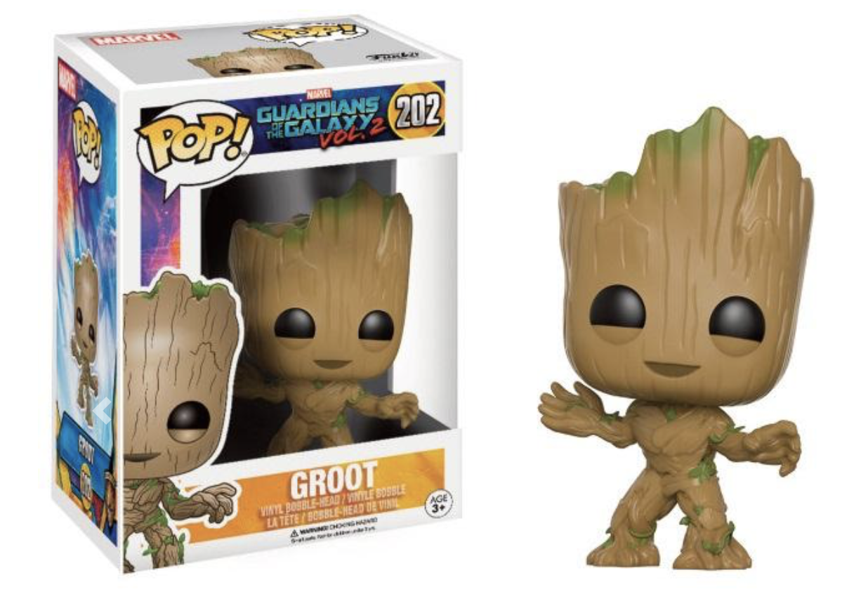 Marvel - Funko Pop N°202 : Young Groot le palais des goodies