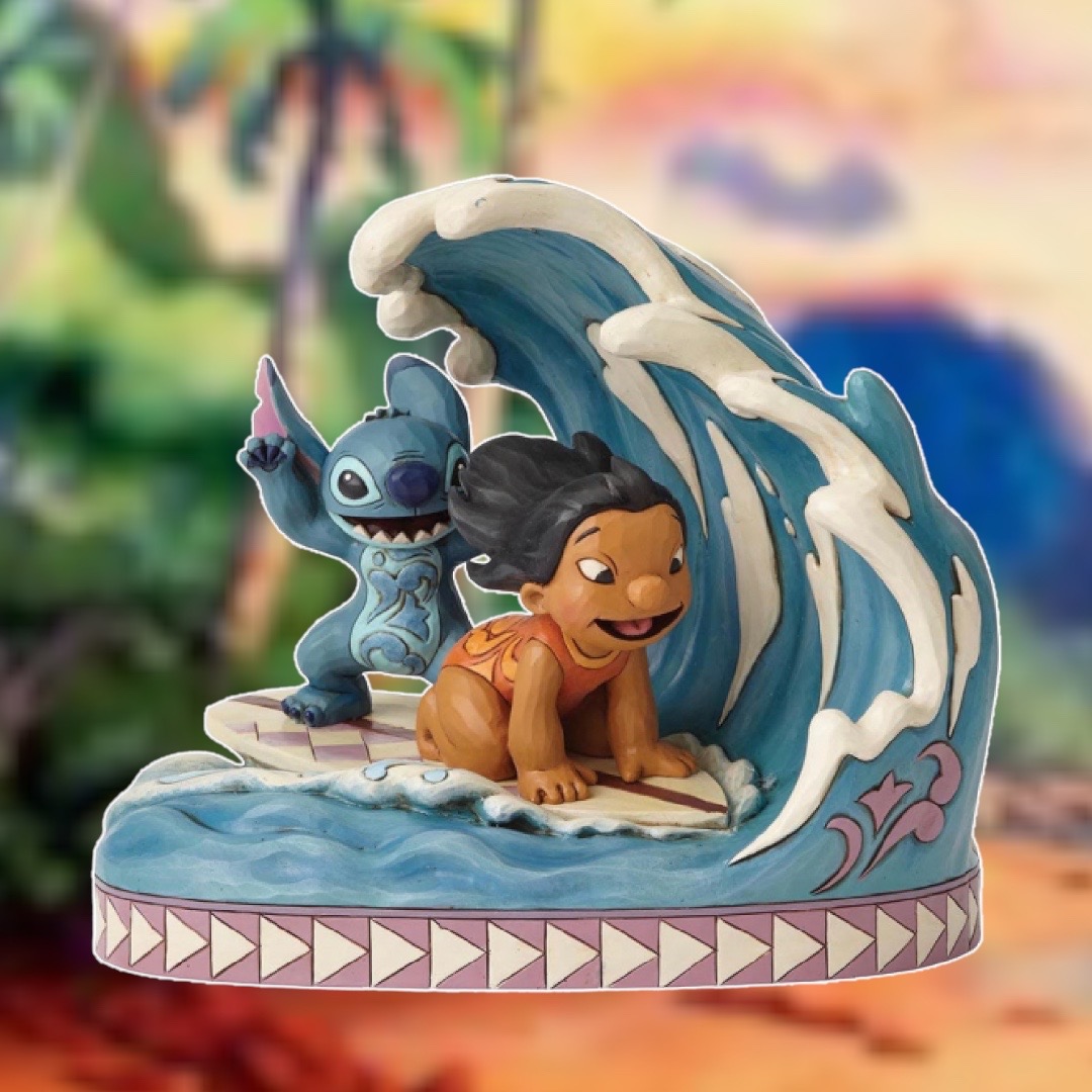 Disney Traditions - Lilo et Stitch : Figurine Catch the wave