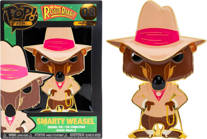 Qui veut la peau de Roger Rabbit - Funko Pin N°08 : Smarty Weasel le palais des goodies