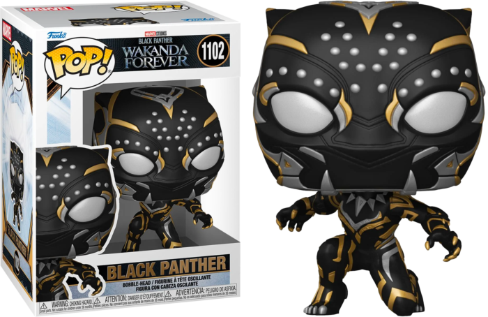 Marvel - Bobble Head Funko Pop N°1102 : Black Panther