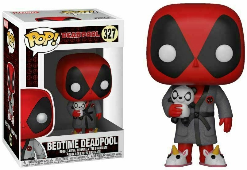 Marvel - Funko Pop Bobble head N°327 : Bedtime Deadpool le palais des goodies