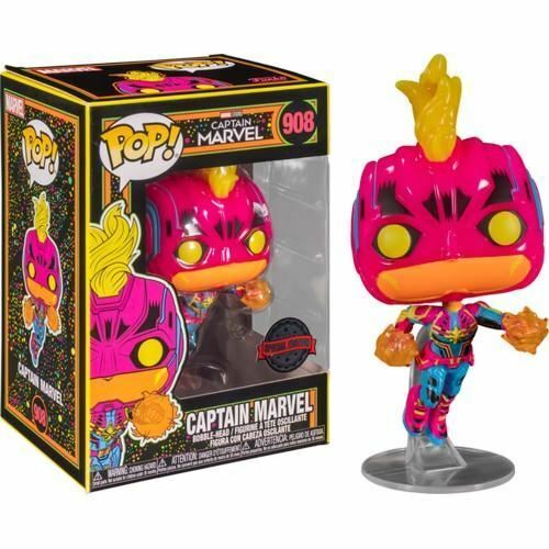 Marvel - Bobble Head Funko Pop N°908 : Captain Marvel Special Edition