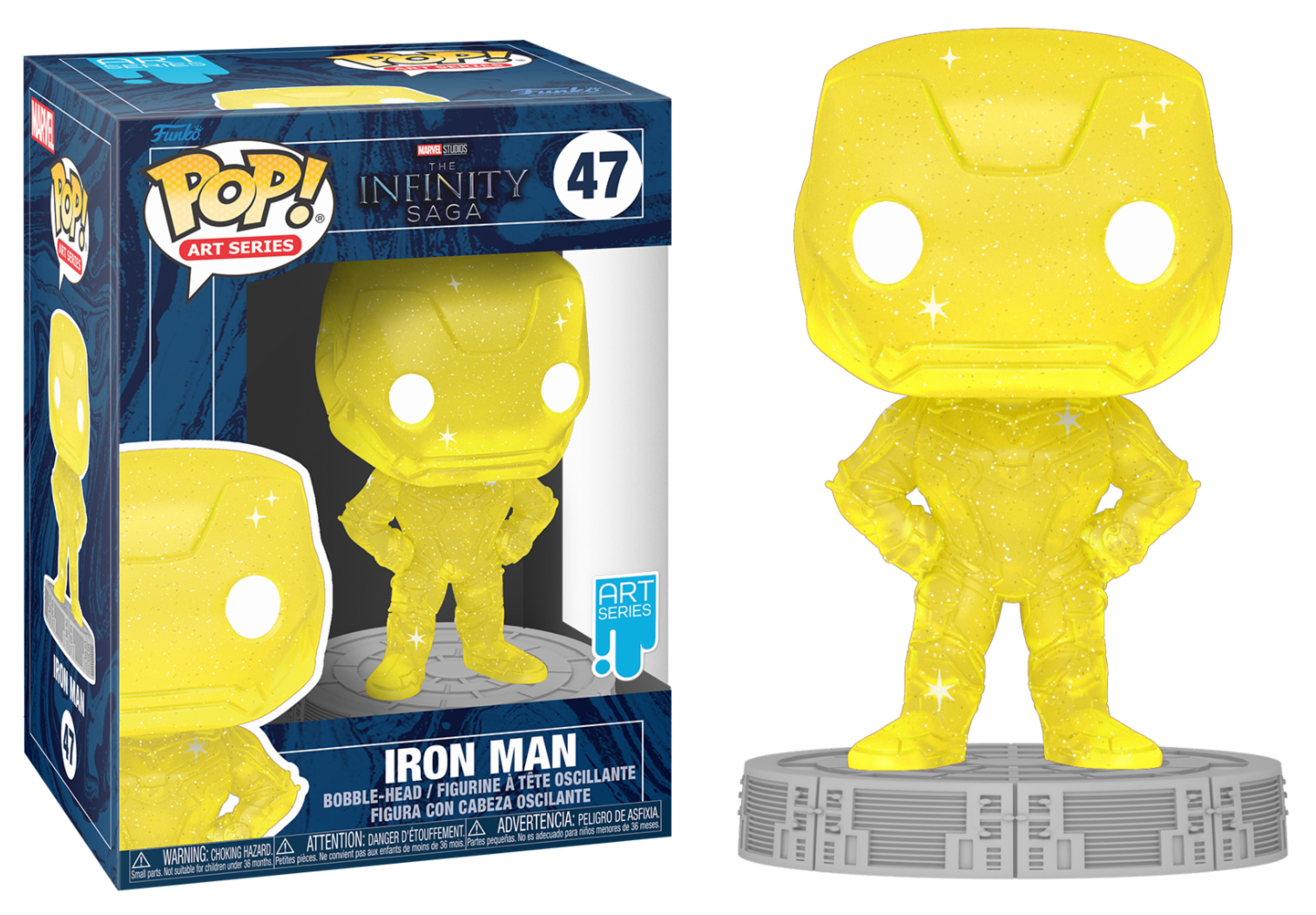 Marvel - Bobble Head Funko Pop N°47 : Iron Man &quot;Art Serie&quot; le palais des goodies