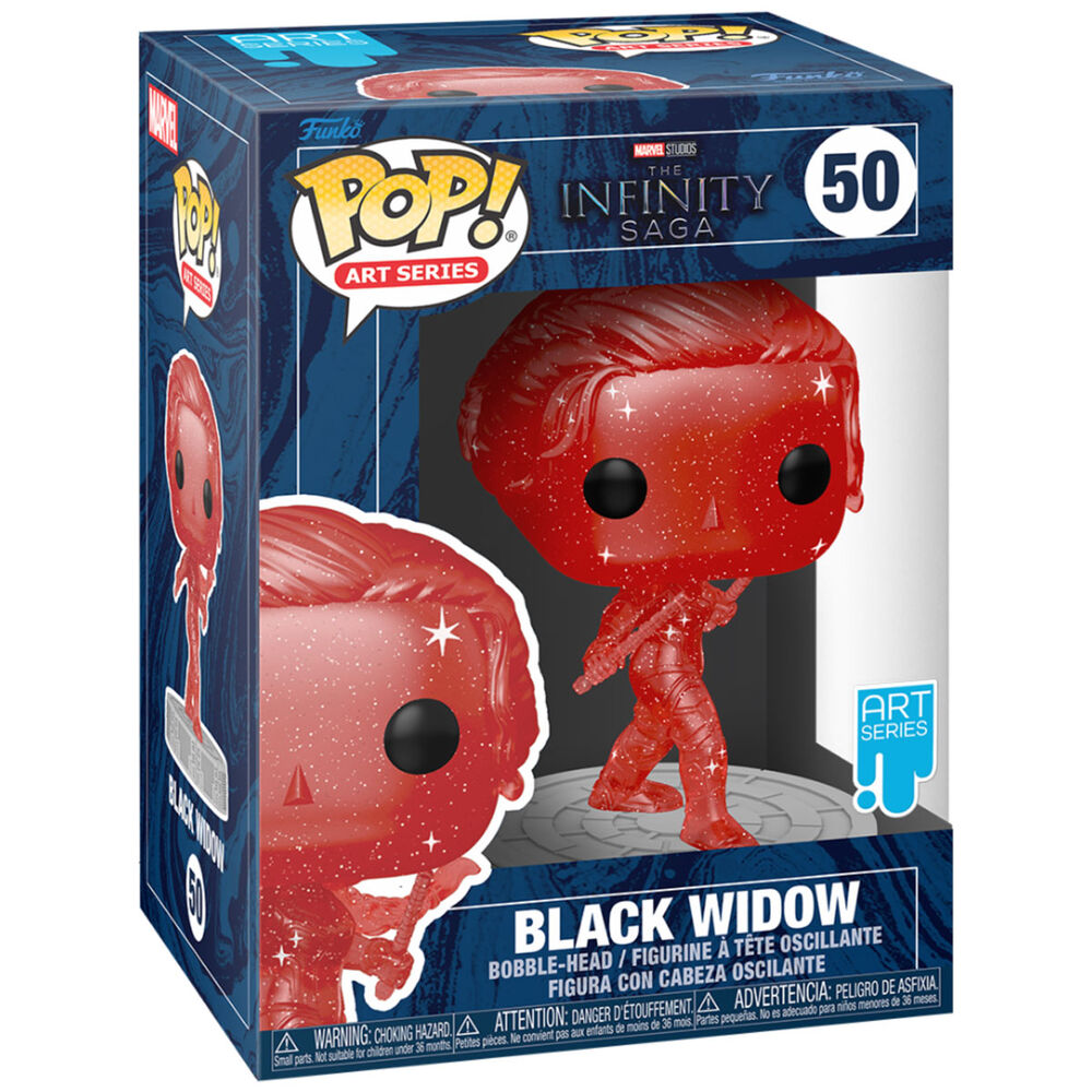 Marvel - Bobble Head Funko Pop N°50 : Black Widow &quot;Art Serie&quot; le palais des goodies