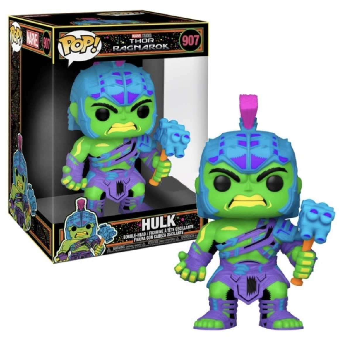 Marvel - Bobble Head Funko Pop N°907 : Hulk