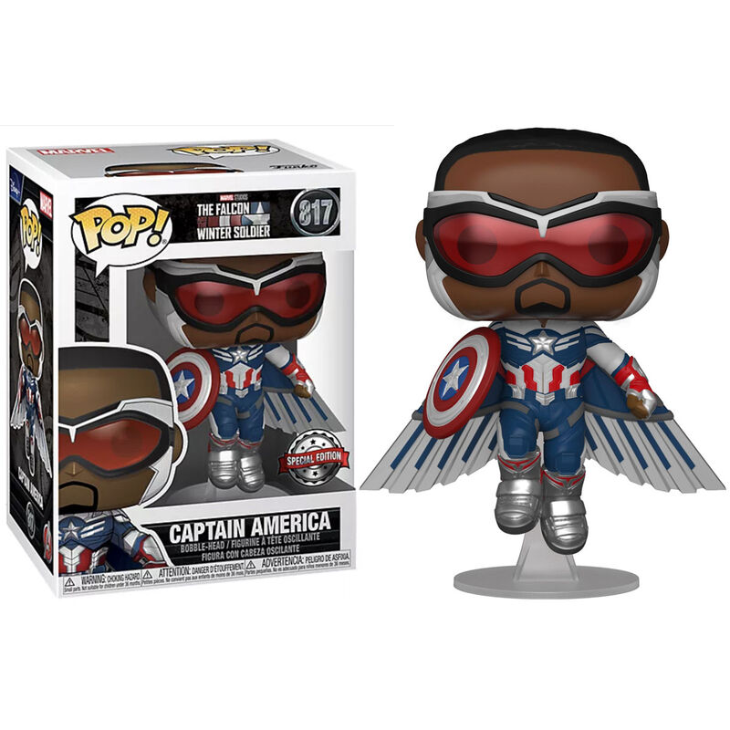 Marvel - Bobble Head Funko Pop N°817 : Captain America
