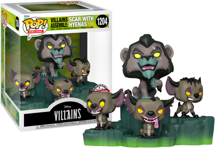 Le roi lion - Funko Pop N°1204 : Scan avec les hyènes le palais des goodies