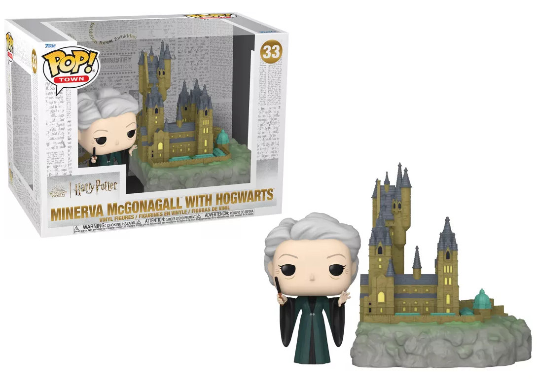 Harry Potter - Funko Pop N°33 : Minerva avec Poudlard