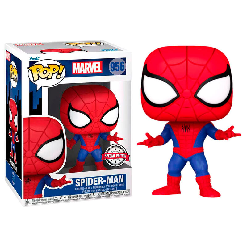 Marvel - Bobble Head Funko Pop N°469 : Spiderman Stealth Suit