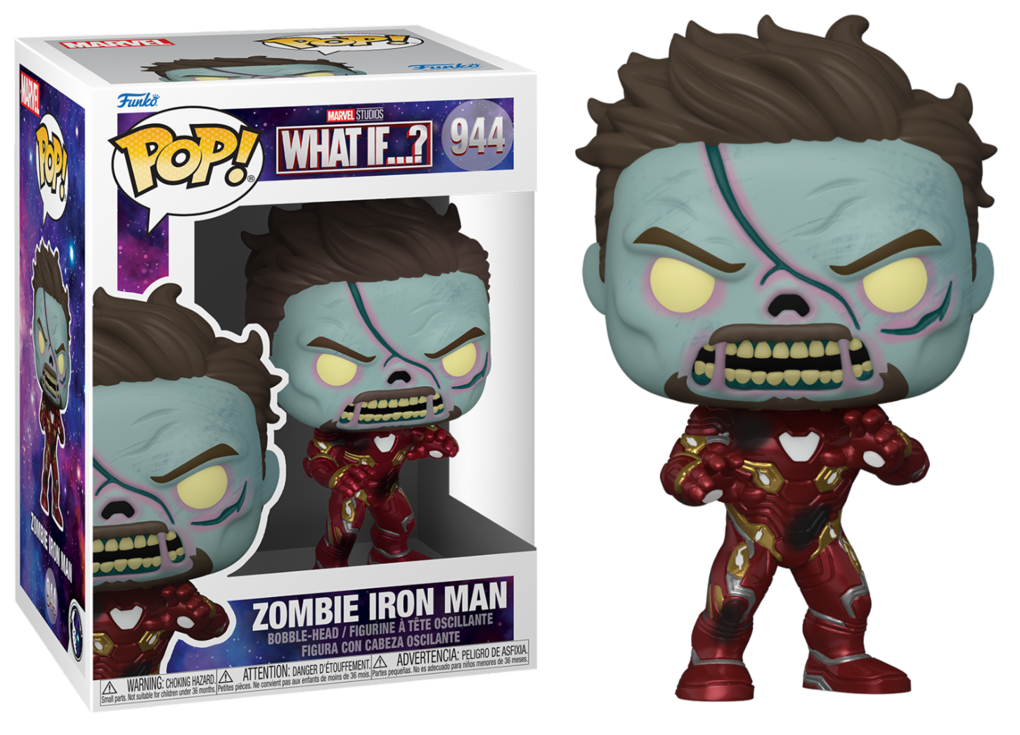 What if...? - Bobble Head Funko Pop N°944 : Zombie Iron Man