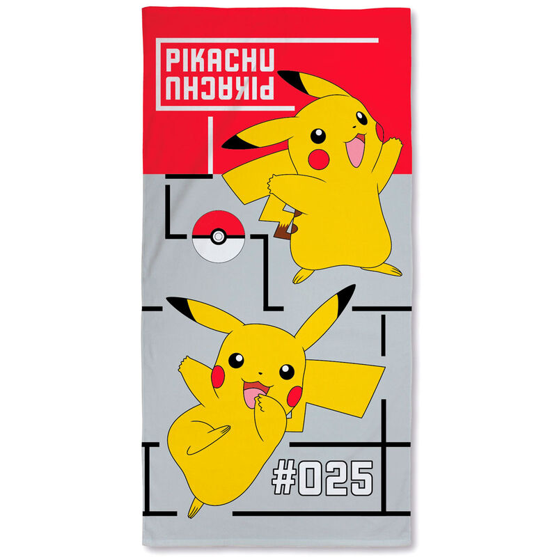 Nintendo - Pokémon : Serviette de plage Pickachu 25 le palais des goodies