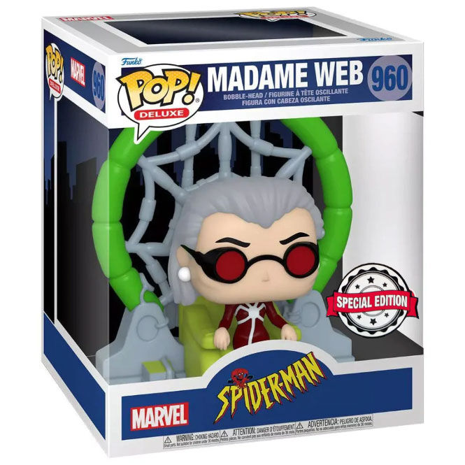 Marvel - Funko Pop Bobble Head N°960 : Madame Web &quot;Special Edition&quot; le palais des goodies