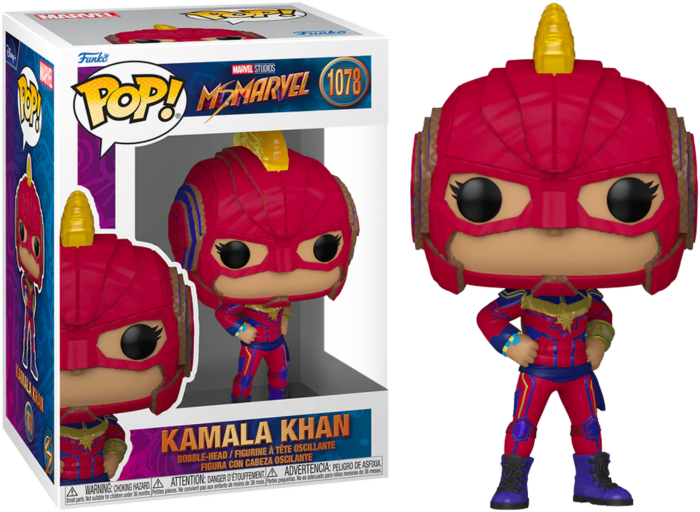 Ms Marvel - Funko Pop Bobble Head N°1078 : Kamala Khan