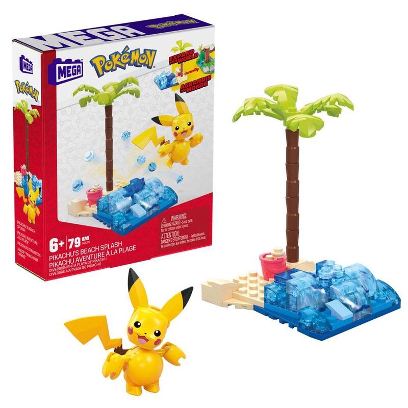Pokémon - Jeu de construction Mega Construx : PikachuPokémon - Jeu de construction Mega Construx : Pikachu le palais des goodies
