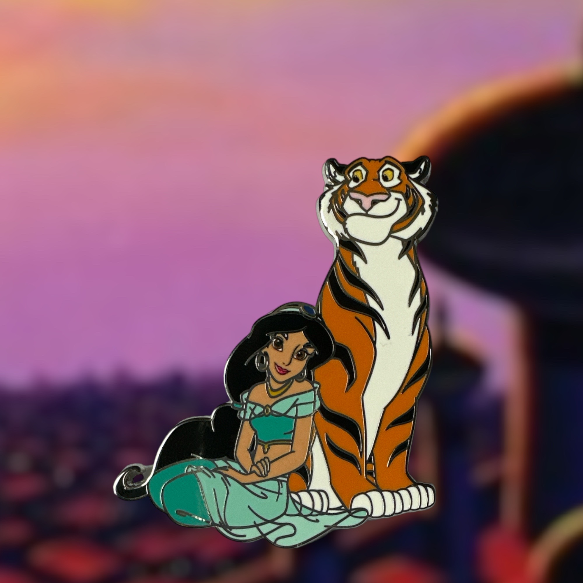 Disney - Aladdin : Pin\'s Jasmine et Rajah OE