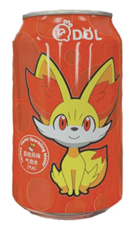 Pokémon - Pikachu : Canette d\'eau pétillante aux litchis