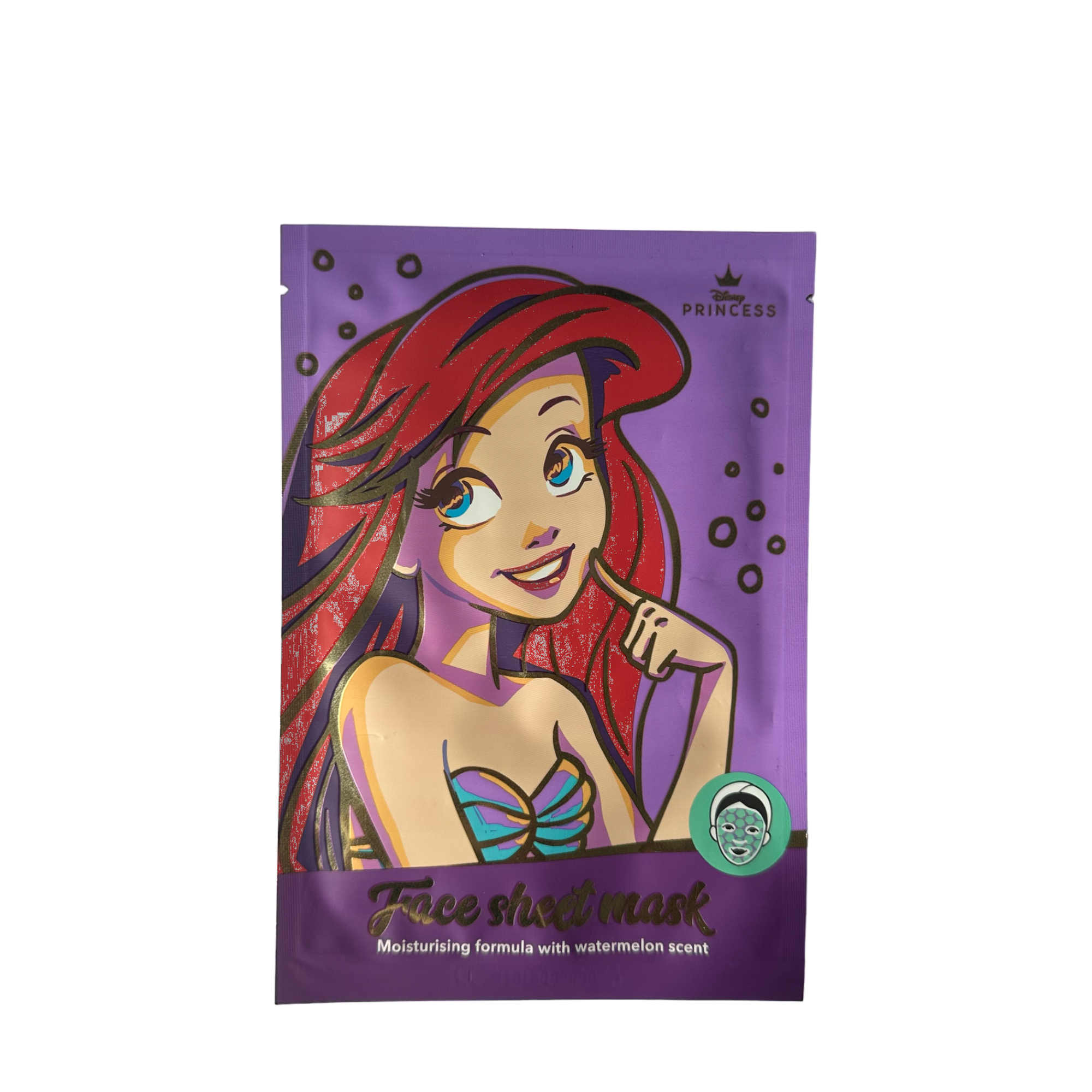 Disney - La petite sirène : Masque en tissu pour visage Ariel