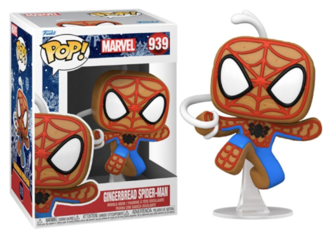 Marvel - Funko Pop Bobble Head N°939 : Holiday Spider-Man