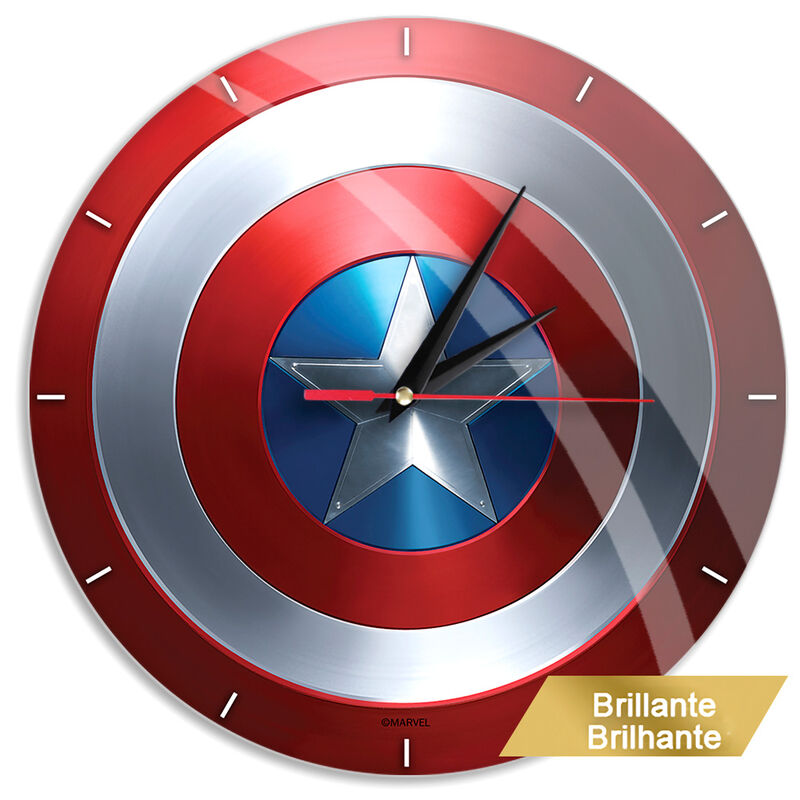 Marvel - Captain America : Horloge murale