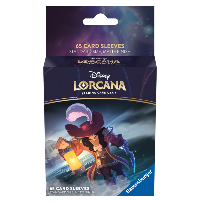 Disney Lorcana TCG - Peter Pan : Protège-cartes Capitaine Crochet