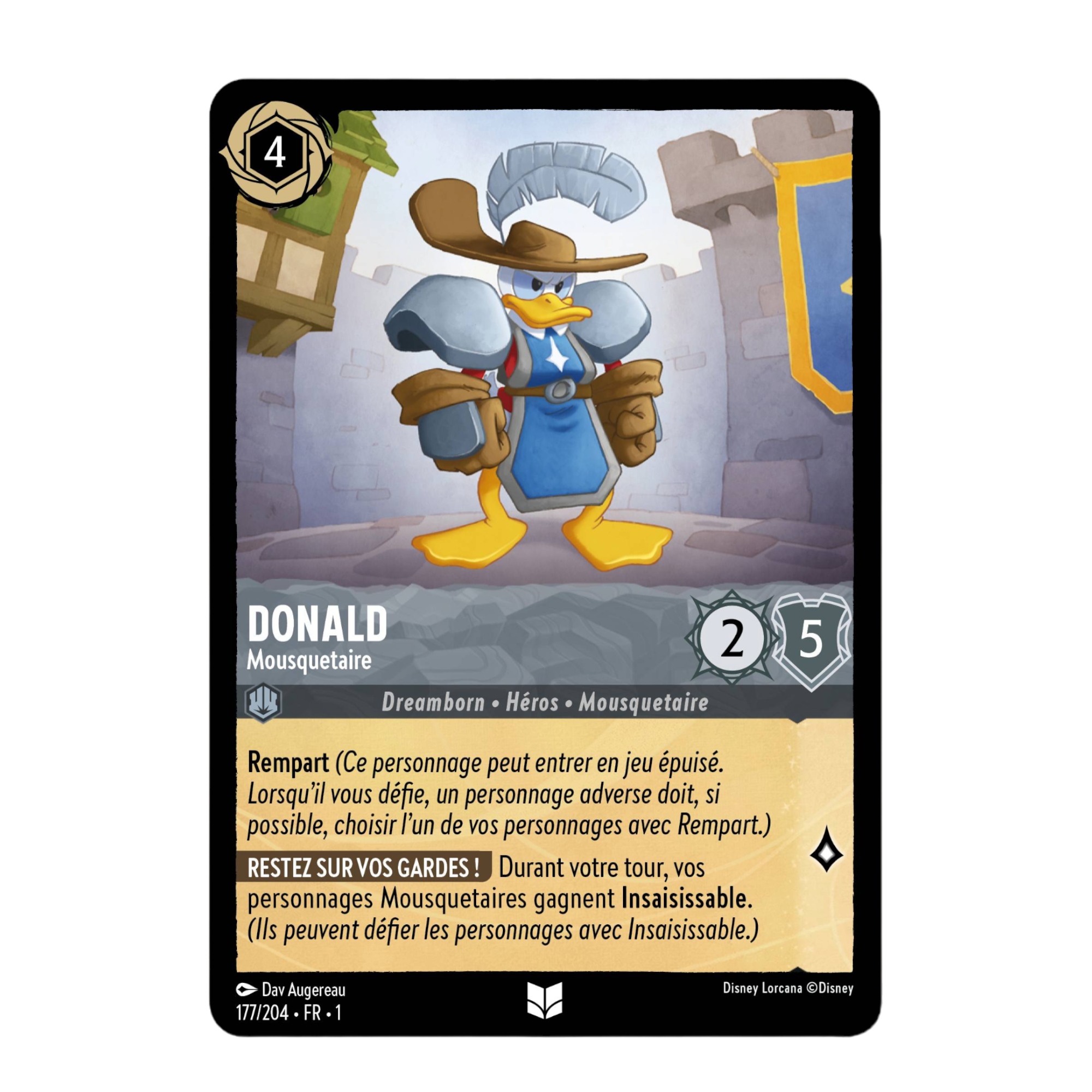 Disney Lorcana TCG : Carte "Donald" (177/204) le palais des goodies