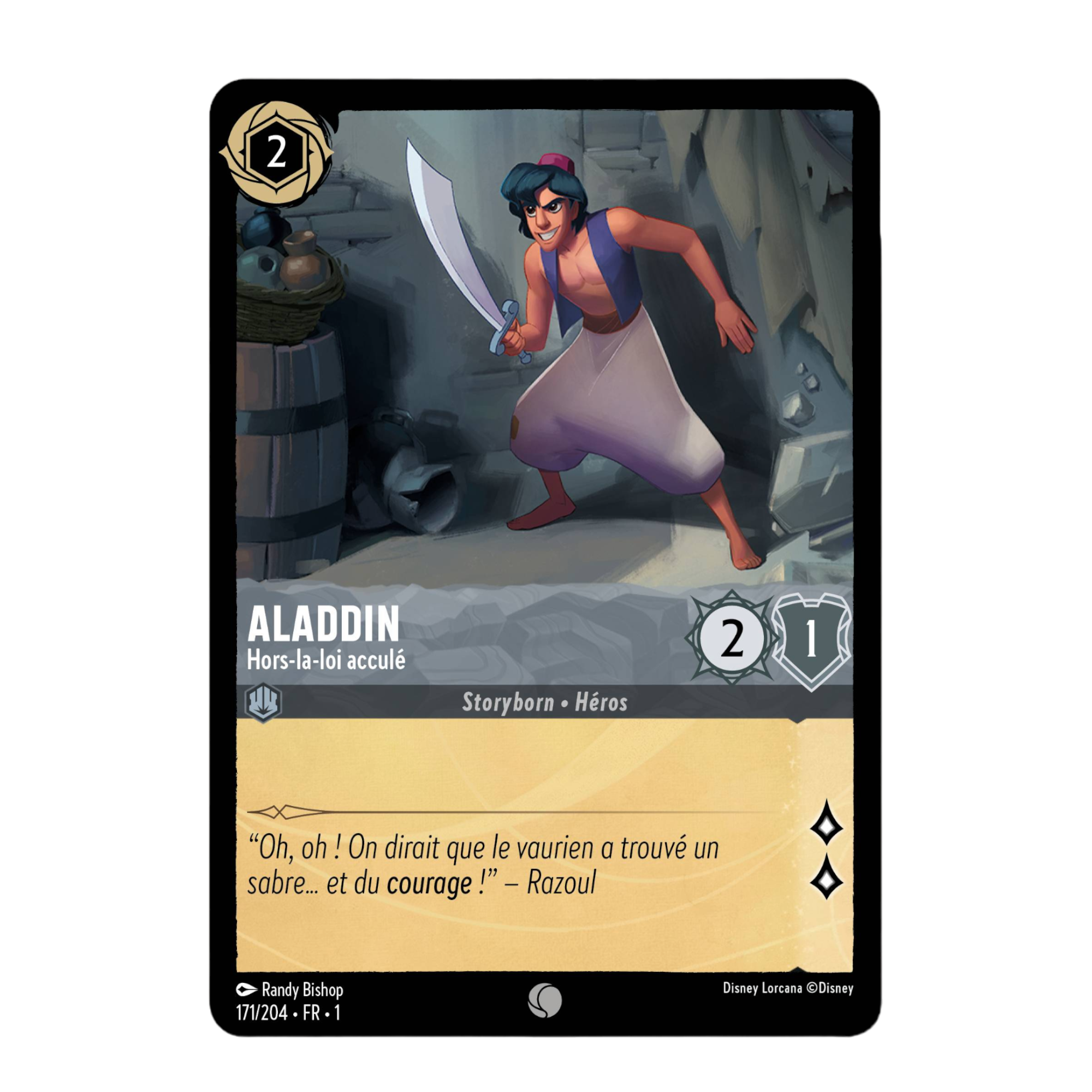 Disney Lorcana TCG : Carte "Aladdin" (171/204) le palais des goodies