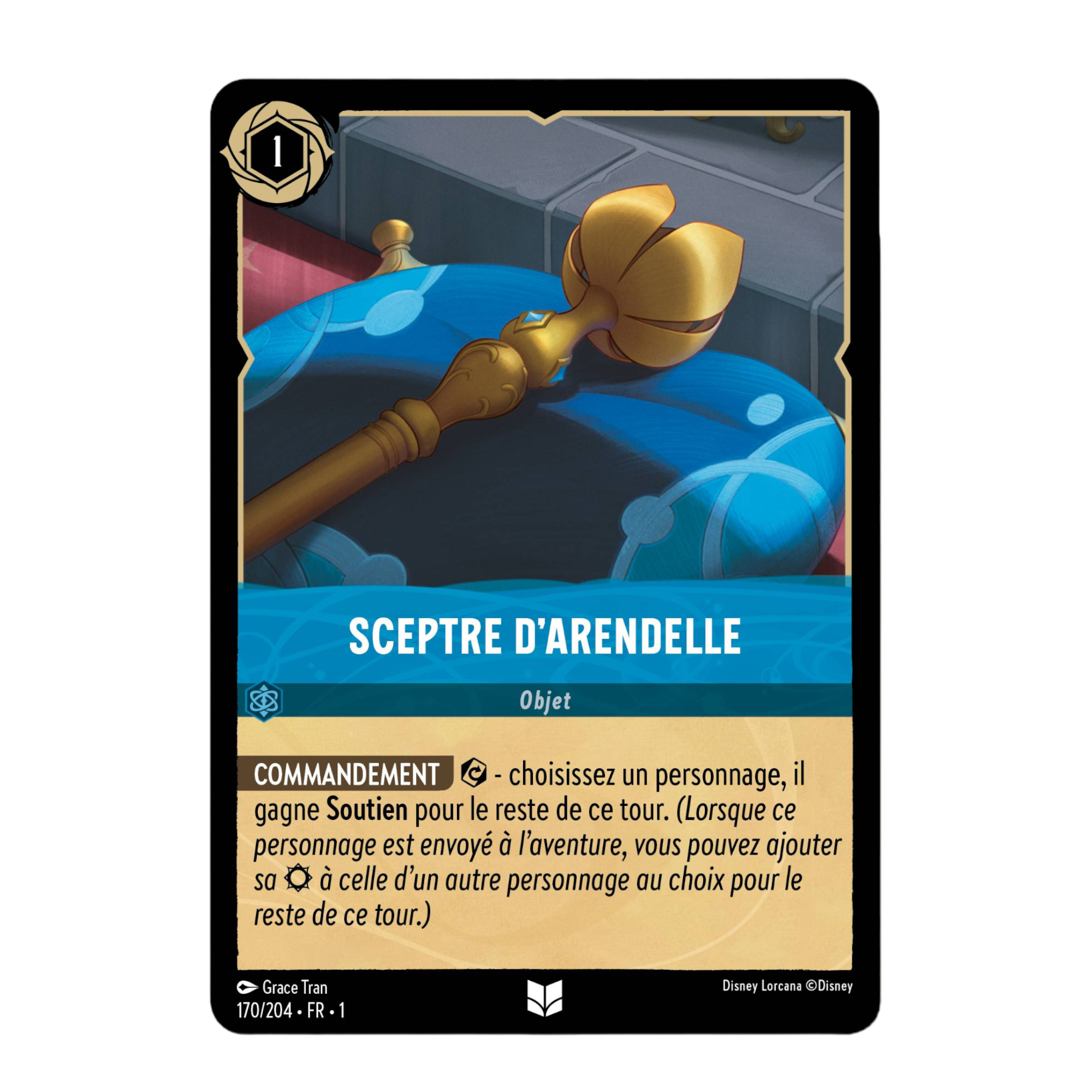Disney Lorcana TCG : Carte "Sceptre dArendelle" (170/204) le palais des goodies