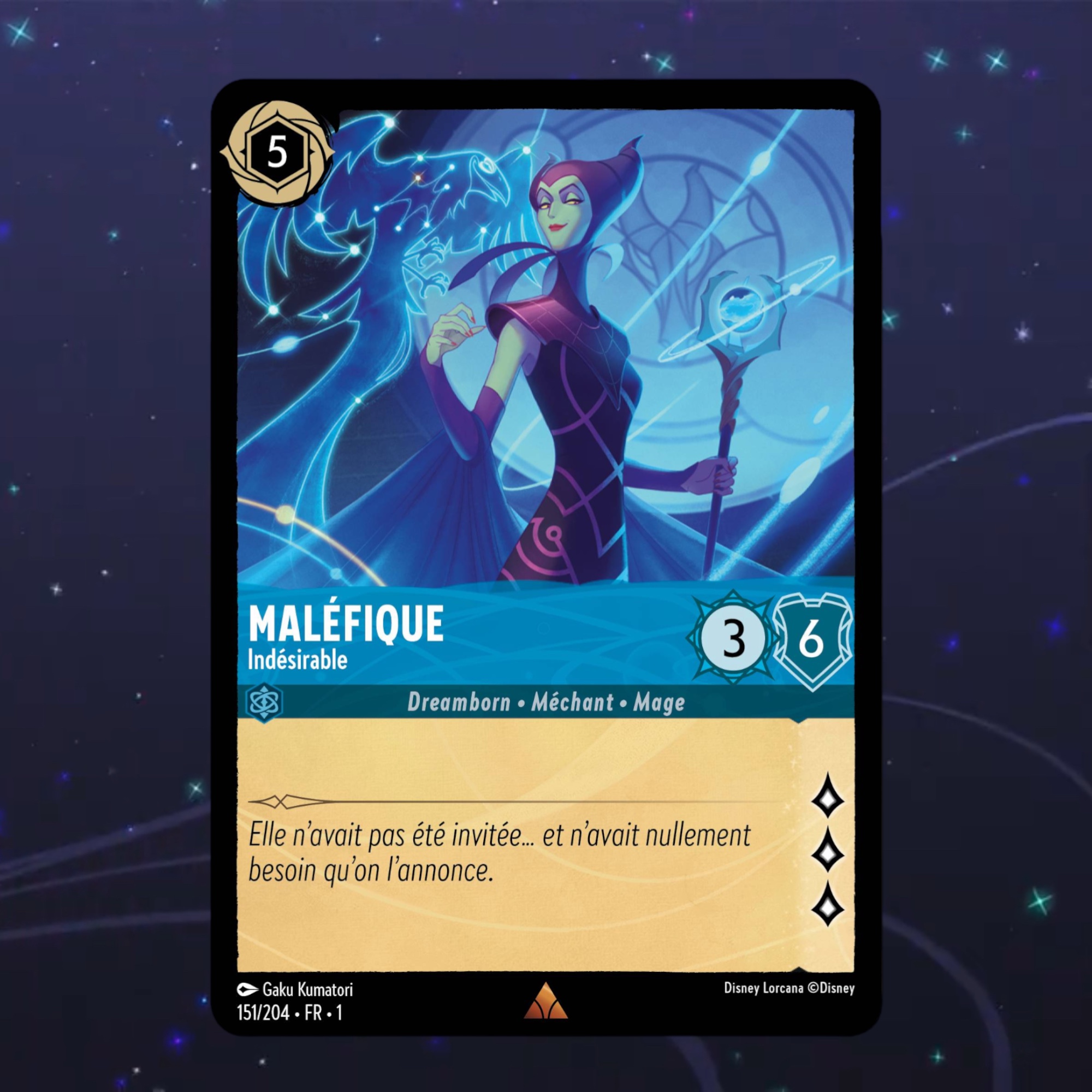 Disney Lorcana TCG : Carte Maléfique (151/204)