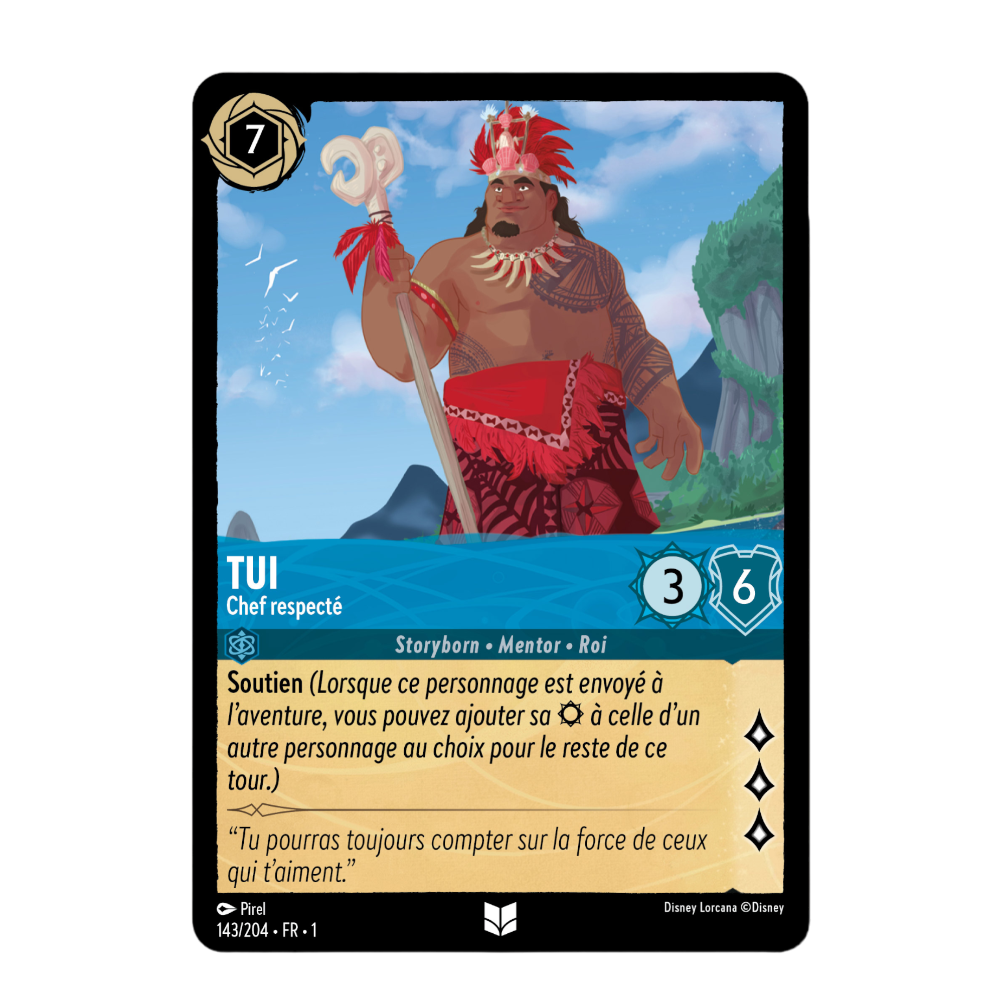 Disney Lorcana TCG : Carte "Tui" (143/204) le palais des goodies
