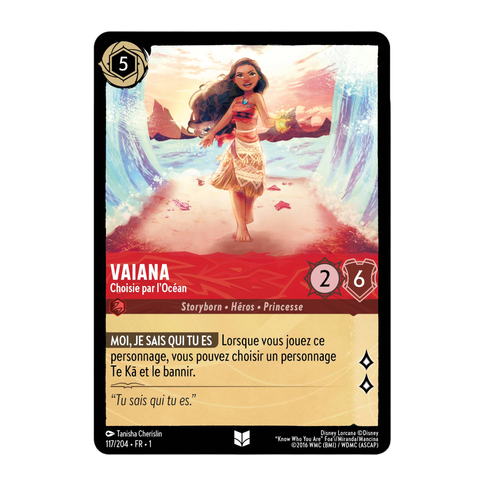 Disney Lorcana TCG : Carte "Vaiana" (117/204) le palais des goodies