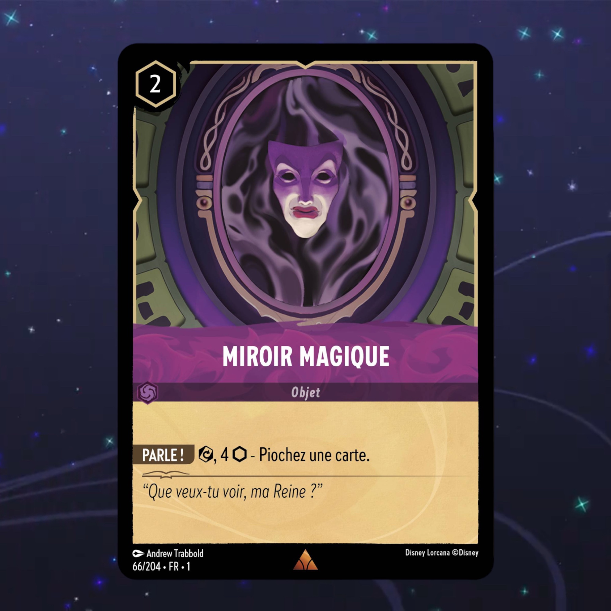 Disney Lorcana TCG : Carte Miroir Magique (66/204)