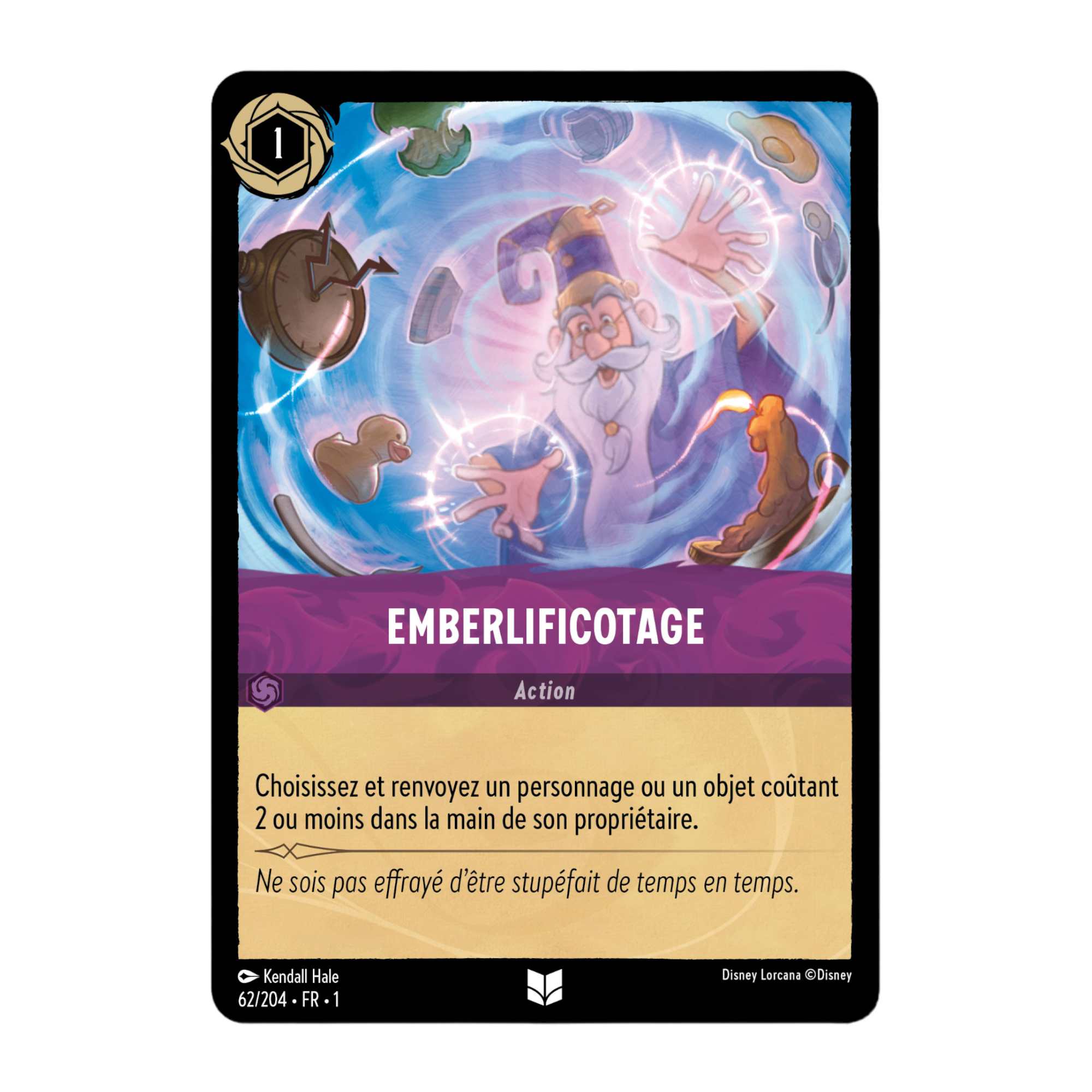 Disney Lorcana TCG : Carte "Emberlificotage" (62/204) le palais des goodies
