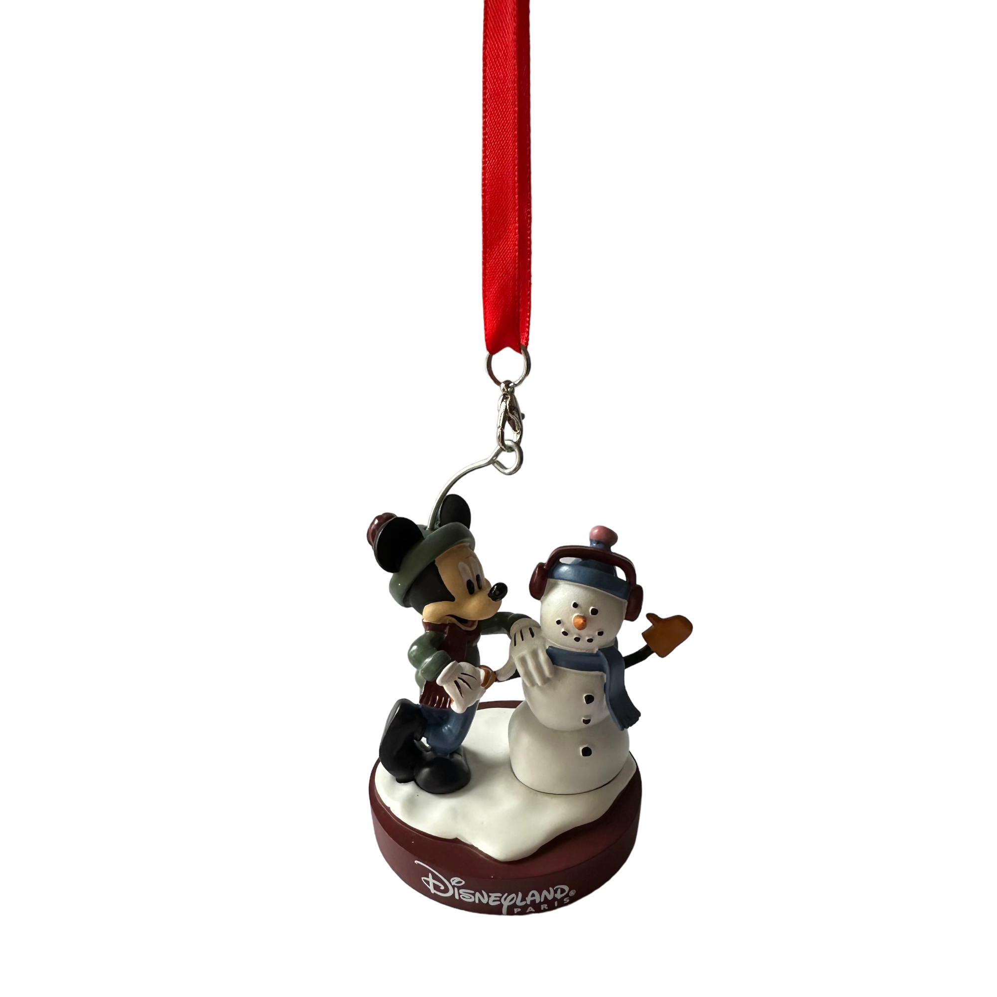 Disney - Mickey Mouse : Ornement de noël bonhomme de neige - le palais des goodies