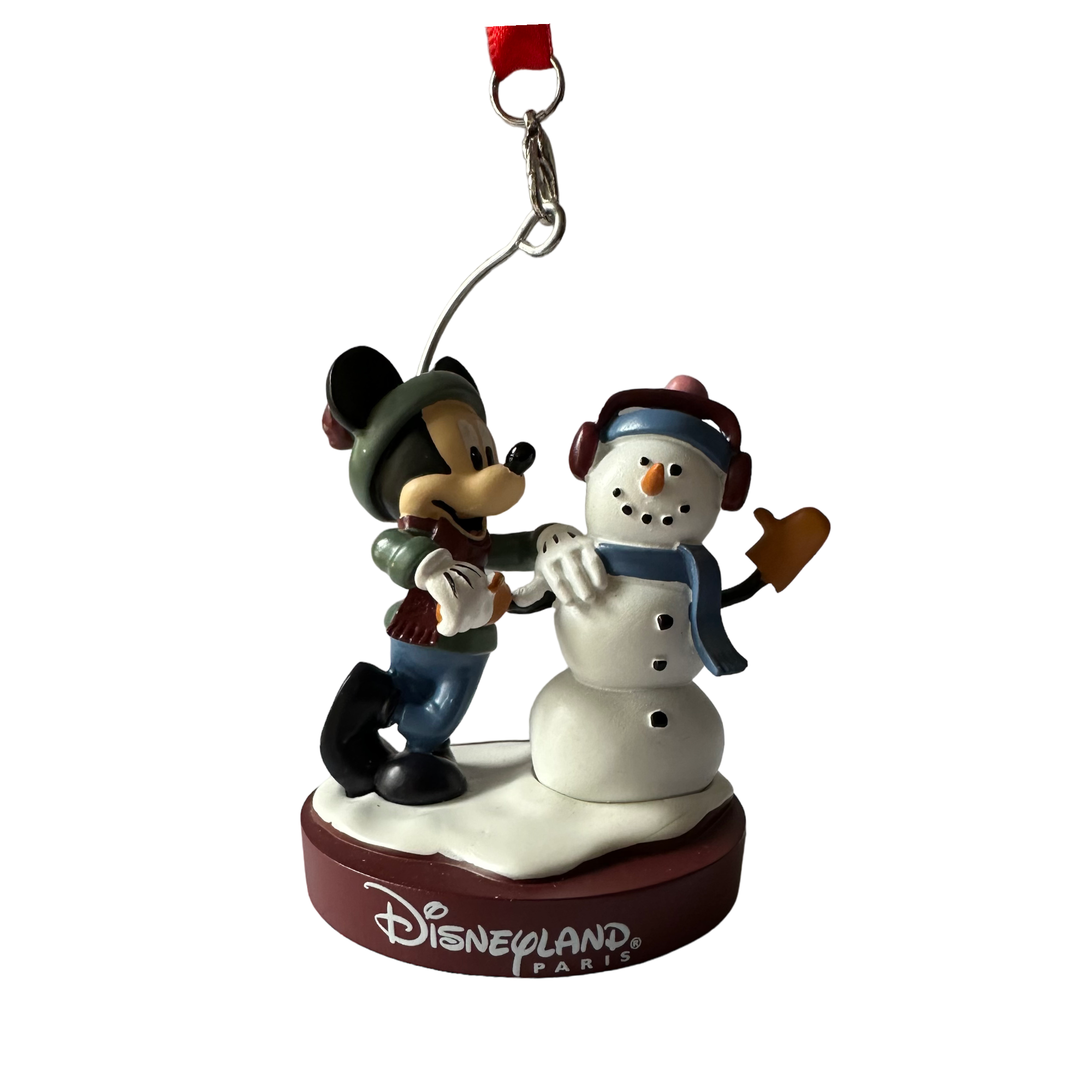 Disney - Mickey Mouse : Ornement de noël bonhomme de neige - le palais des goodies