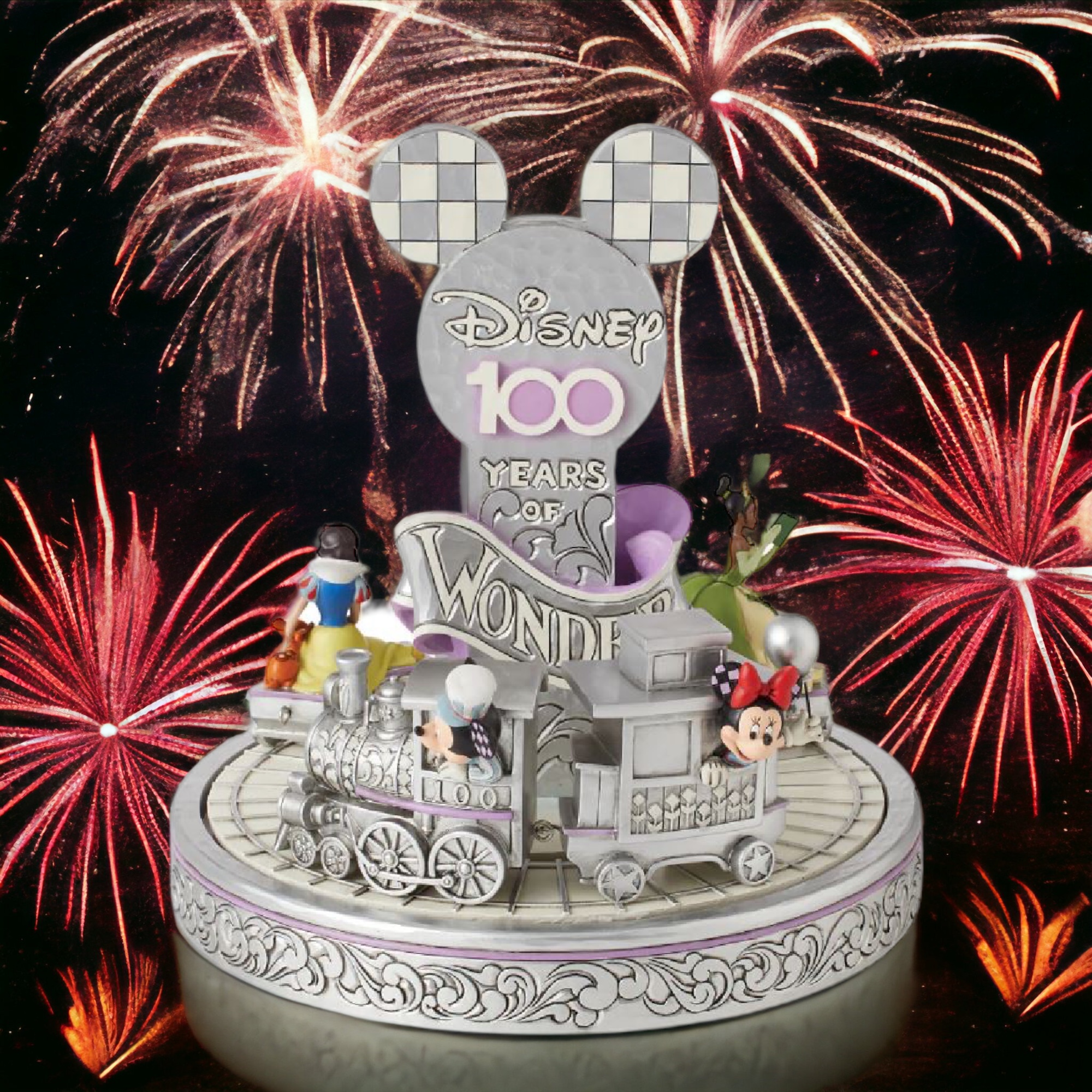 Disney - Mickey Mouse : Statuette "DISNEY 100 YEARS of Wonder" le palais des goodies