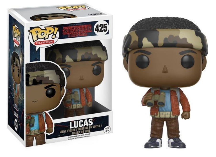 Stranger Things - Funko Pop N°425 : Lucas (Boîte Abîmée)