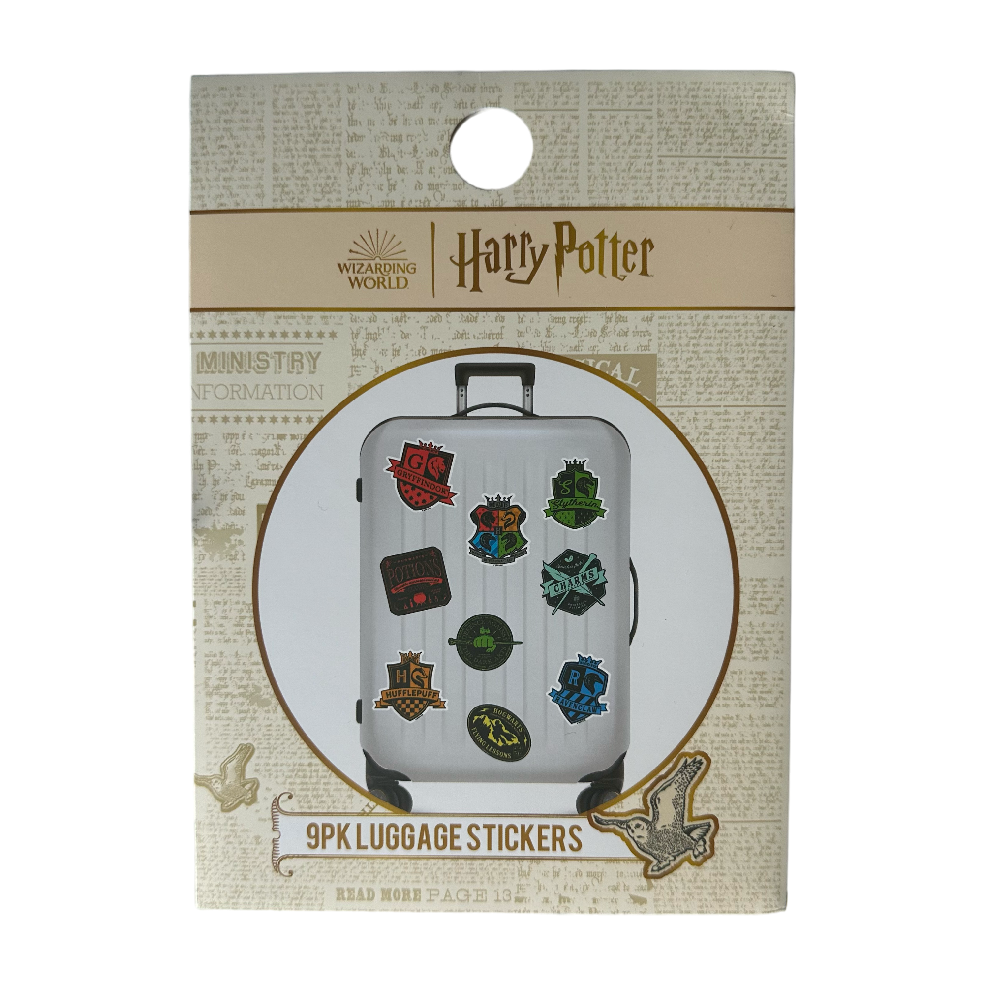 Warner Bros - Harry Potter : Autocollant pour bagage