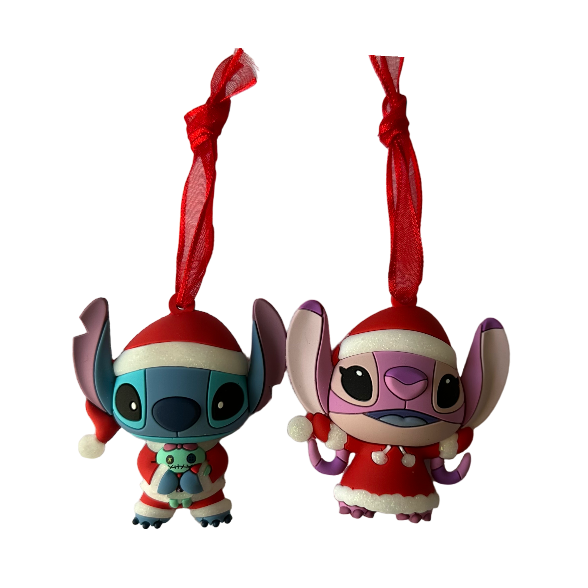 Disney - Lilo et Stitch : Lot de 2 personnages à suspendre