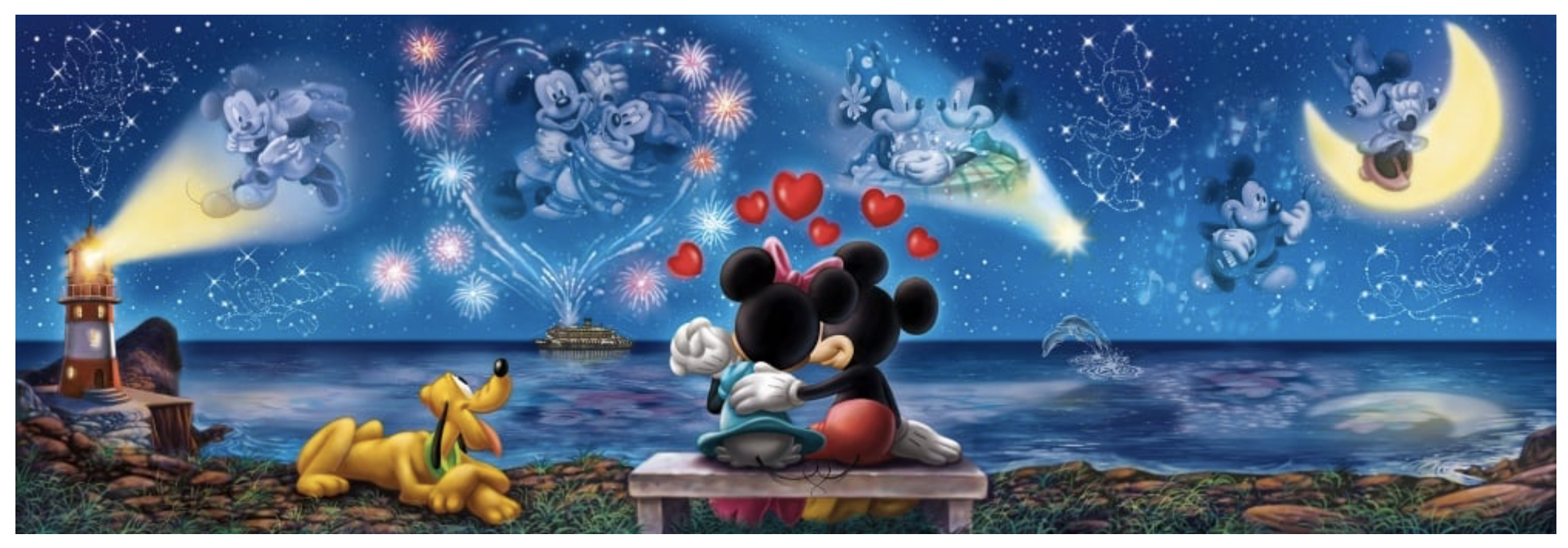 Disney - Mickey Mouse : Puzzle &quot;love&quot; le palais des goodies