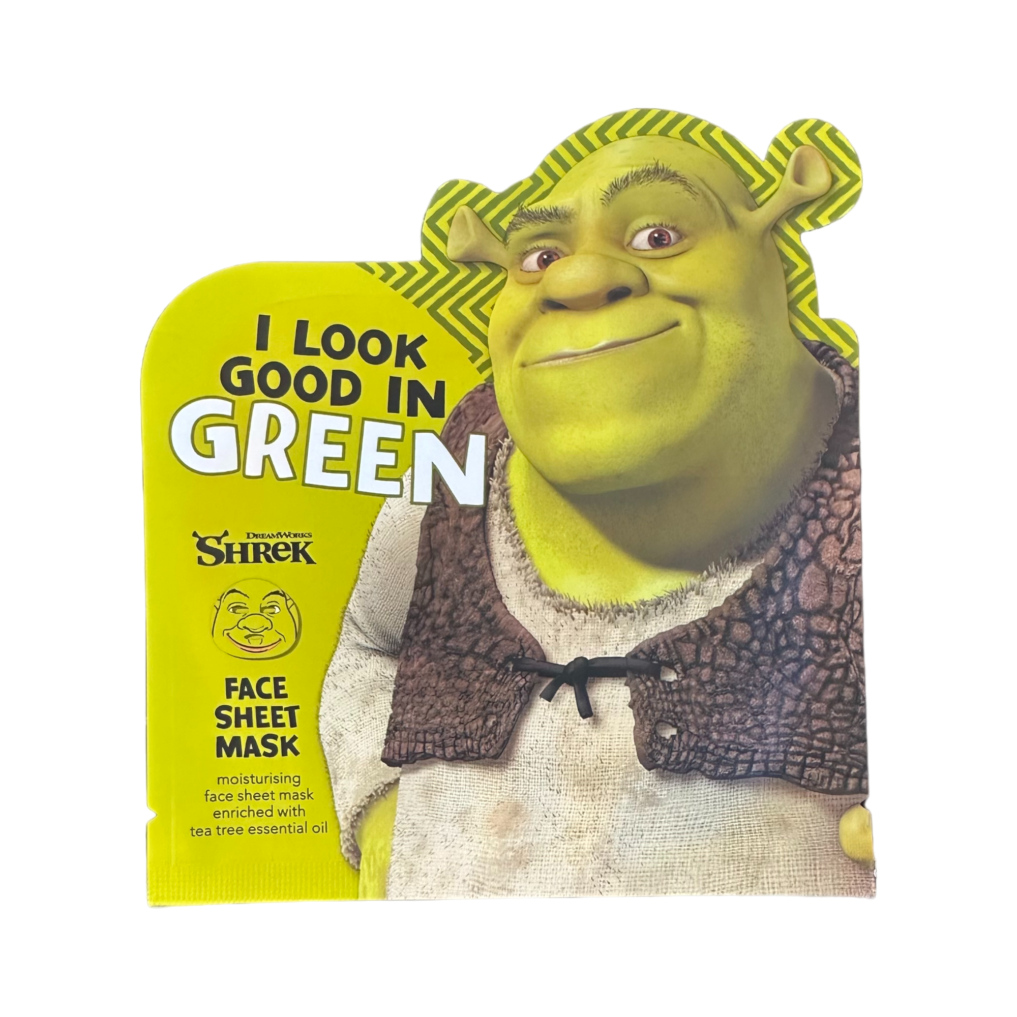 Shrek : Masque en tissu pour visage