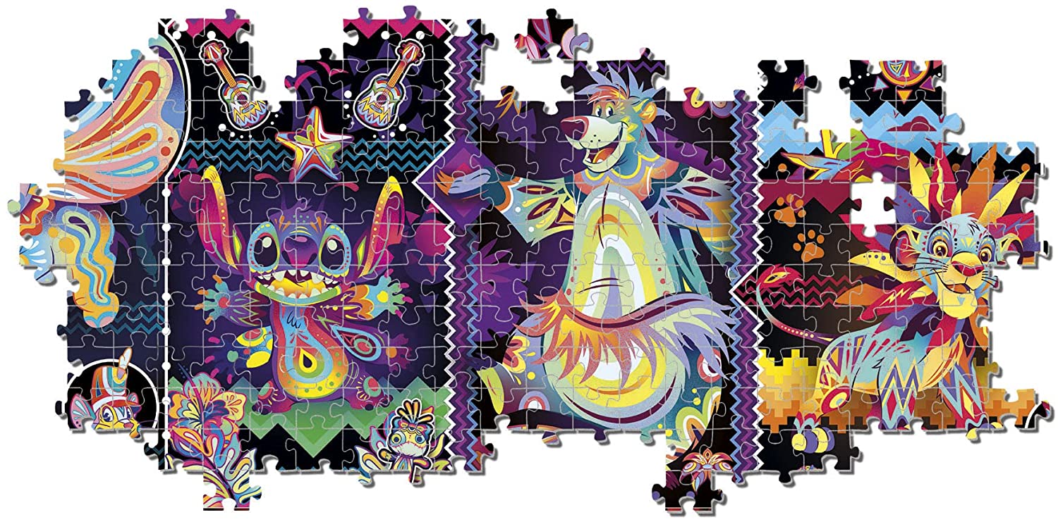 Disney - Clementoni : Puzzle panorama - le palais des goodies