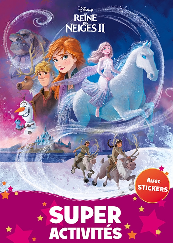 Disney - La reine des neiges 2 : Cahier super activités + stickers